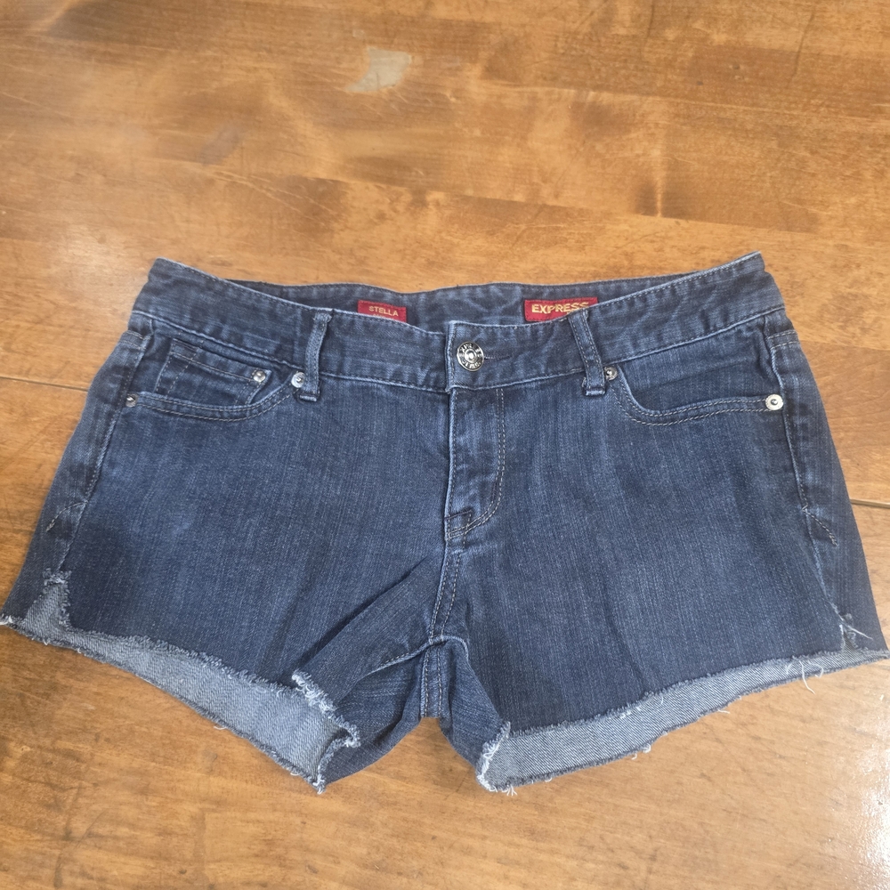 Express Cut Off Jean Shorts Size 8